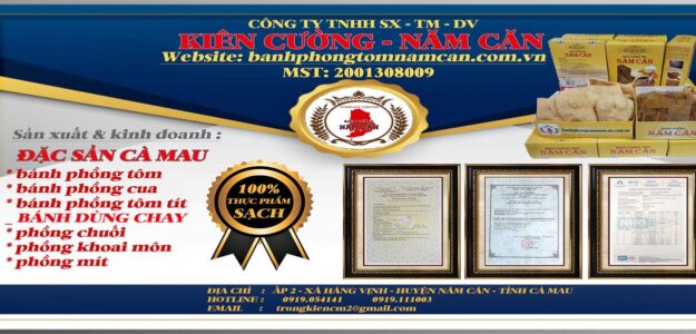 Công ty TNHH SX- TM - DV Kiên cường Năm Căn