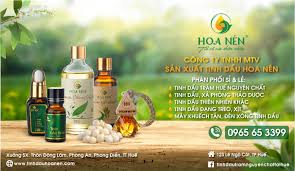 CÔNG TY TNHH MTV SẢN XUẤT TINH DẦU HOA NÉN